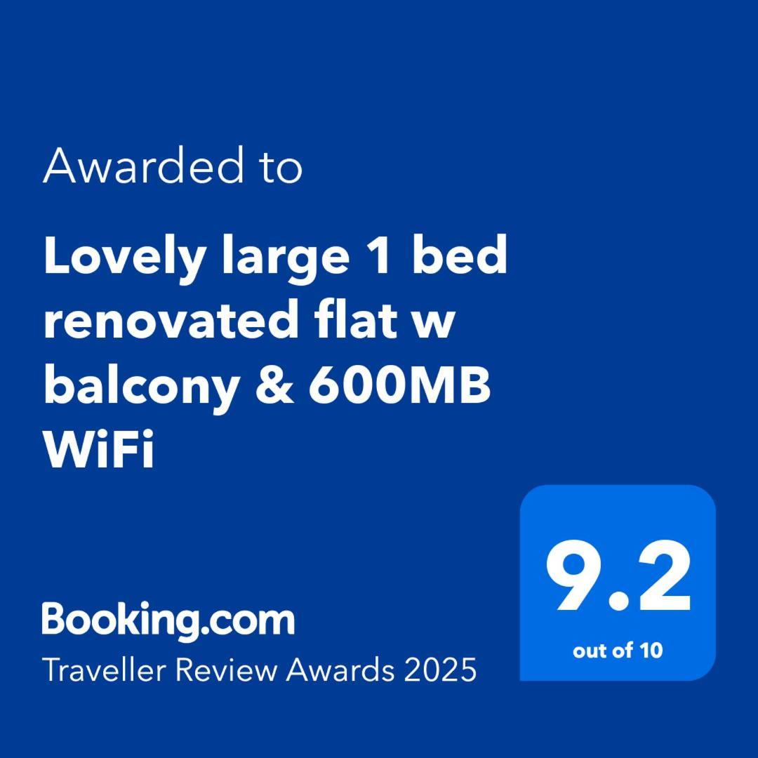 Lovely Large 1 Bed Renovated Flat W Balcony & 600Mb Wifi London Eksteriør bilde